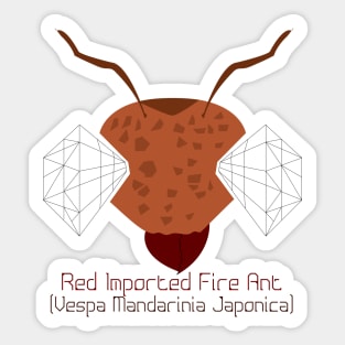 "Bug Eyes" - Red Imported Fire Ant Sticker